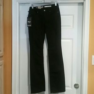 NWT DKNY Curvy Fit Black Jeans Sz 0 x 32